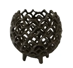 Light en Living Theelicht Ø15x14,5 cm GUBANI mat bruin-brons