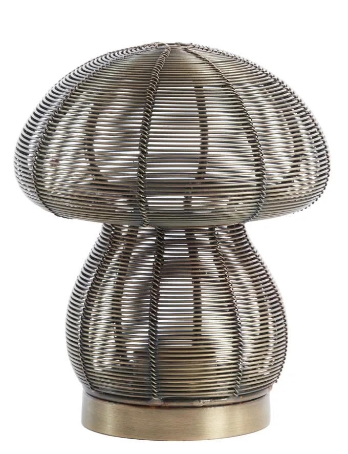 Light en Living Theelicht Ø15x18 cm MUSHROOM antiek brons