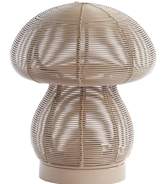 Light en Living Theelicht Ø15x18 cm MUSHROOM mat beige