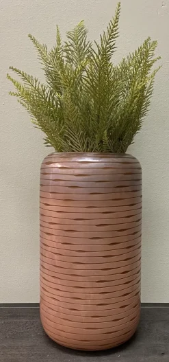 Light en Living Vaas BOWIE glas perzik-bruin - Diverse afmetingen