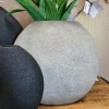 Light en Living Vaas deco RAYSKIN mat zwart - 49,5x20x45 cm
