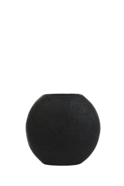 Light en Living Vaas deco RAYSKIN mat zwart - 49,5x20x45 cm