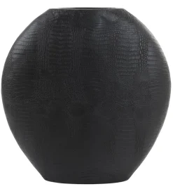 Light en Living Vaas deco SKELD mat zwart - 50 x 15 x 50 cm