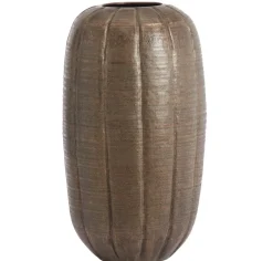 Light en Living Vaas deco Ø35x63 cm AGNITA donker bruin