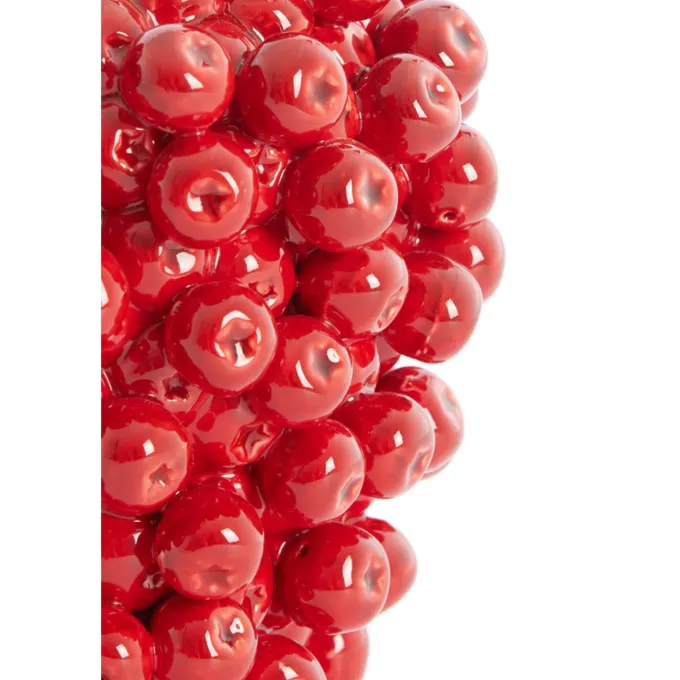 Light en Living Vaas deco Ø15X17,5 cm BERRIES keramiek rood