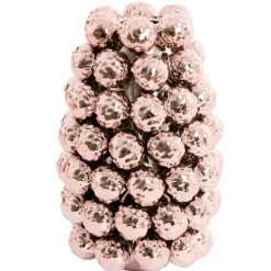 Light en Living Vaas deco Ø18,5x28 cm BUTANG keramiek metallic lichtroze