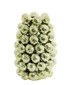 Light en Living Vaas deco Ø18,5x28 cm BUTANG keramiek metallic licht groen
