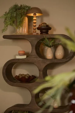 Light en Living Vaas deco Ø14x24 cm CULLA keramiek licht perzik