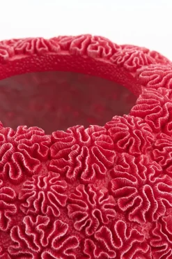 Light en Living Vaas Deco Ø47,5X25,5 CM Coral Rood