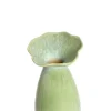Light en Living Vaas deco Ø14x24 cm CULLA keramiek groen+lichtblauw