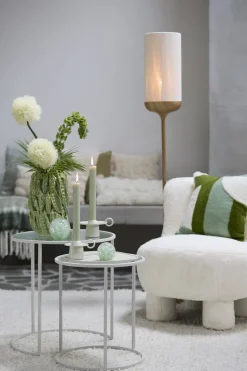 Light en Living Vaas deco Ø21x31 cm FABA mint groen
