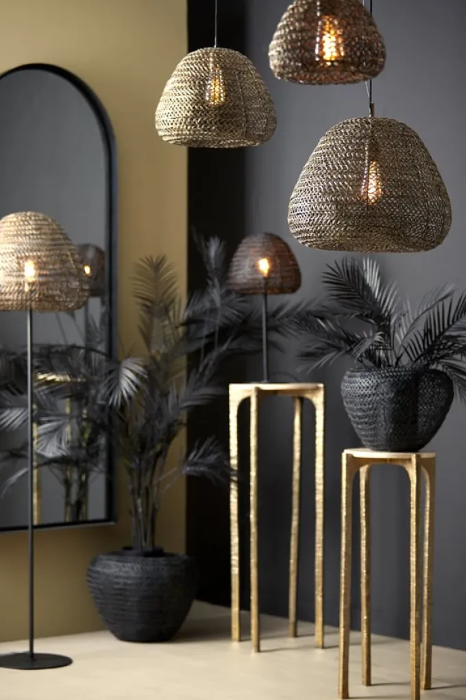 Light en Living Vaas deco Ø35x27 cm FINOU mat zwart van Light & Living