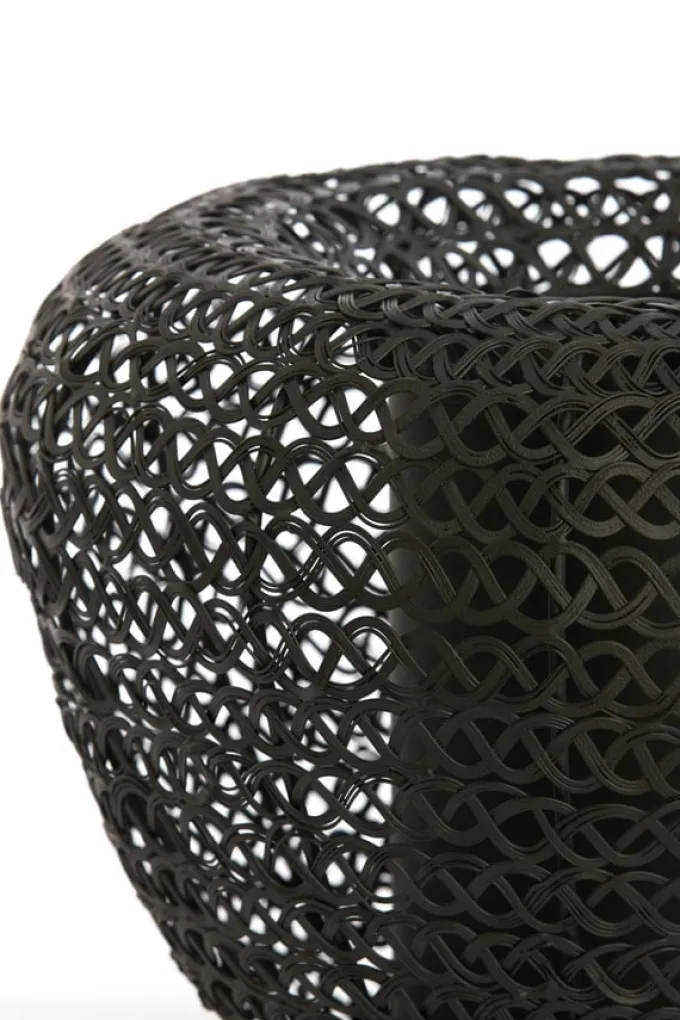 Light en Living Vaas deco Ø35x27 cm FINOU mat zwart van Light & Living