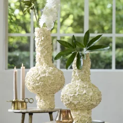 Light en Living Vaas deco Ø27.5x46.5 cm GYULA crème