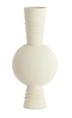 Light en Living Vaas deco Ø18X54,5 cm KAVANSI mat creme