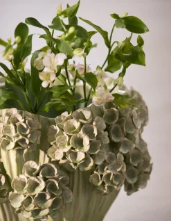 Light en Living Vaas deco Ø38x32 cm LUSERNA keramiek mint groen
