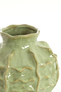 Light en Living Vaas deco Ø21x20 cm LOSETO keramiek groen