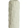 Light en Living Vaas deco Ø14,5x42 cm LEIMA keramiek mat crème