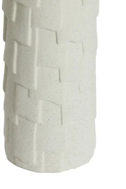 Light en Living Vaas deco Ø14,5x42 cm LEIMA keramiek mat crème