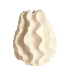 Light en Living Vaas Deco Ø22X26 cm NELANI mat crème