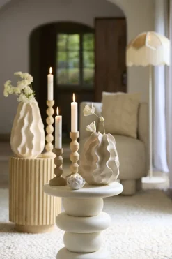 Light en Living Vaas Deco Ø22X26 cm NELANI mat crème
