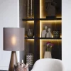 Light en Living Vaas deco Ø16x16 cm OLITE bamboo creme + donkerbruin