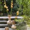 Light en Living Vaas deco Ø24x40 cm ODALI keramiek crème+oranje