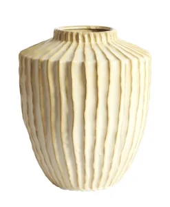 Light en Living Vaas deco Ø32X40 cm TALEA keramiek zand-beige