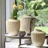 Light en Living Vaas deco Ø30X32 cm TALEA keramiek zand-beige