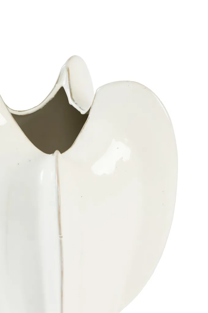 Light en Living Vaas deco Ø31x34 cm TOPITA keramiek wit