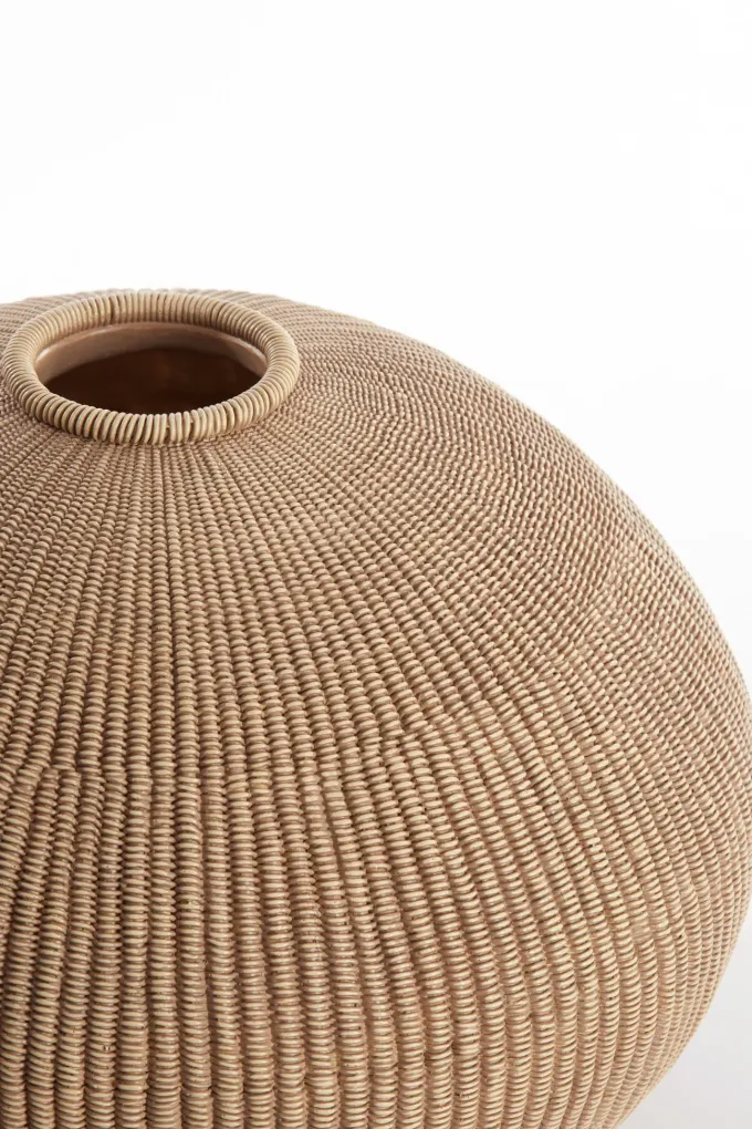 Light en Living Vaas deco Ø46x37 cm VALERIE licht bruin