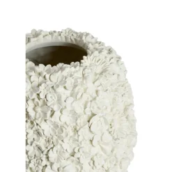 Light en Living Vaas deco Ø17x20 cm VIOLETA mat creme