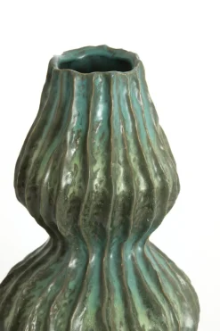 Light en Living Vaas deco Ø19x31,5 cm VANIA keramiek blauw