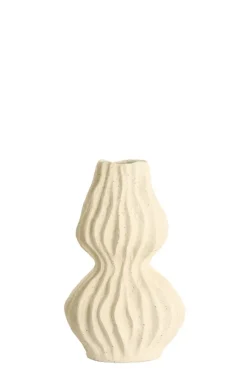 Light en Living Vaas deco Ø19x31,5 cm VANIA keramiek crème