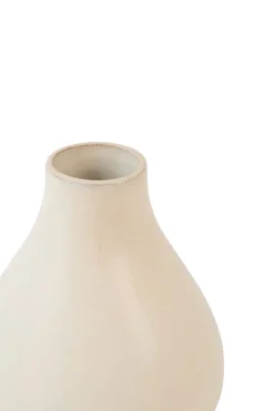 Light en Living Vaas deco Ø18,5x29,5 cm ZAROTI keramiek crème