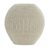 Light en Living Vaas deco 41x13x39,5 cm BUBIO crème
