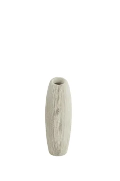 Light en Living Vaas deco 41x13x39,5 cm BUBIO crème