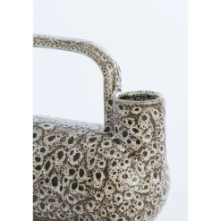 Light en Living Vaas deco 25x14x24 cm SERRES keramiek crème+zwart