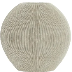 Light en Living Vaas deco 50x15x50 cm BUBIO creme