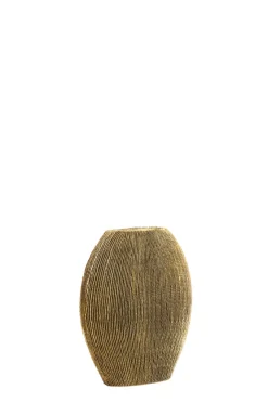 Light en Living Vaas deco 41x13x39,5 cm BUBIO antiek brons