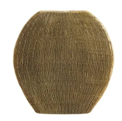 Light en Living Vaas deco 41x13x39,5 cm BUBIO antiek brons