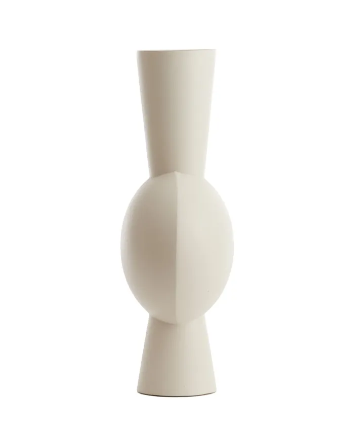 Light en Living Vaas deco 31x20x60 cm KAVANDU licht crème