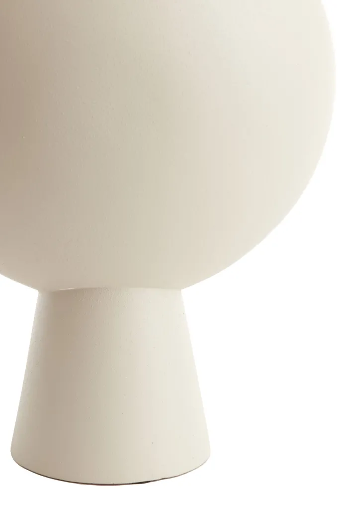 Light en Living Vaas deco 31x20x60 cm KAVANDU licht crème