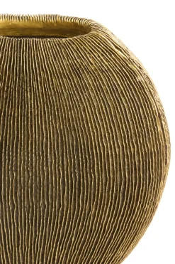 Light en Living Vaas deco 50x15x50 cm BUBIO antiek brons