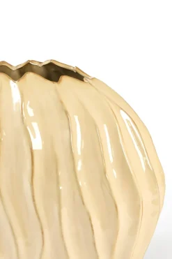 Light en Living Vaas deco 41x20x42 cm PODURI keramiek licht bruin