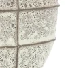 Light en Living Vaas deco 25x12,5x28 cm MANTU keramiek mat donkerbruin+creme