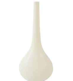 Light en Living Vaas deco 24,5x16,5x55 cm LINETA wit