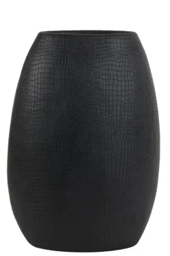 Light en Living Vaas deco 35x20,5x49,5 cm MAMBAS zwart