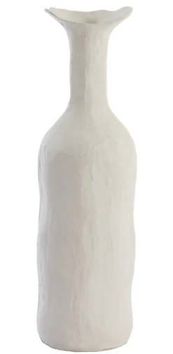 Light en Living Vaas deco 9x8x40 cm TEODORA crème