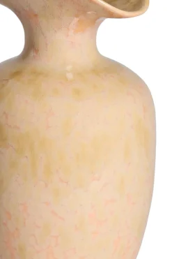 Light en Living Vaas deco 17x16x28 cm MARILLO keramiek light peach